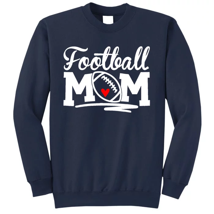 Football Mom Leopard Football Love Football Player Sweatshirt