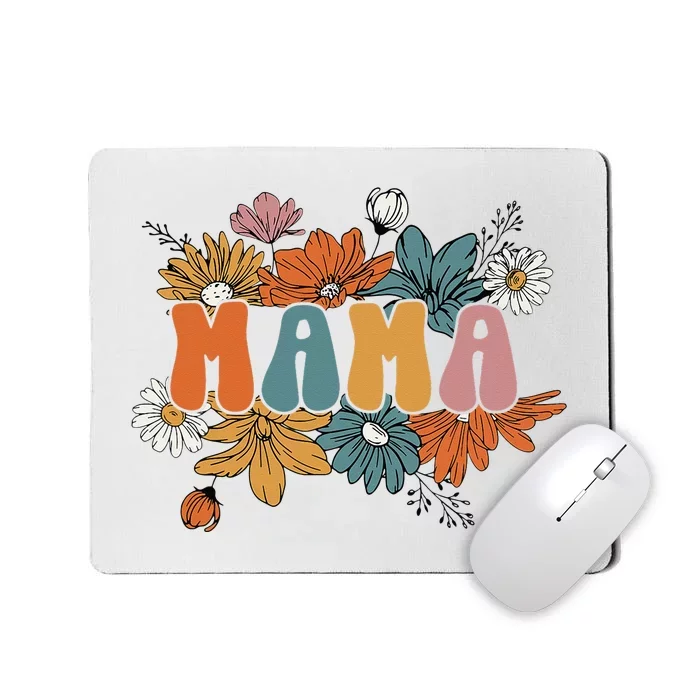 Floral Mama Life Thankful Mama Fall Thanksgiving Mothers Day Mousepad