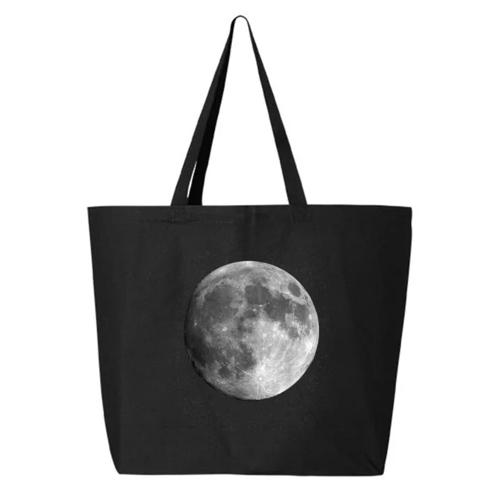 Full Moon Luna Astronomy Space Galaxy Stars 25L Jumbo Tote