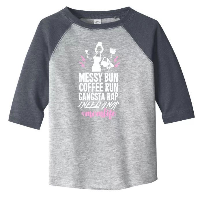 Funny Mom Life Quote Gift For Your Busy Mom Cute Gift Toddler Fine Jersey T-Shirt