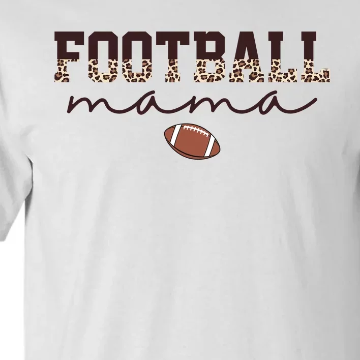 Football Mama Leopard Tall T-Shirt