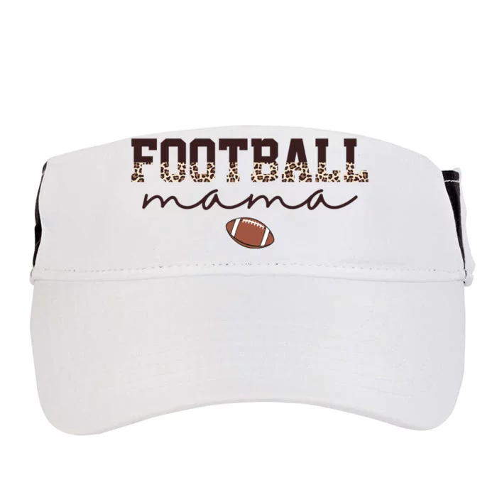 Football Mama Leopard Adult Drive Performance Visor