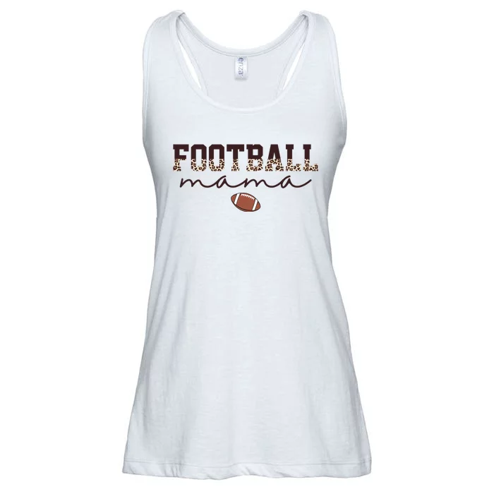 Football Mama Leopard Ladies Essential Flowy Tank