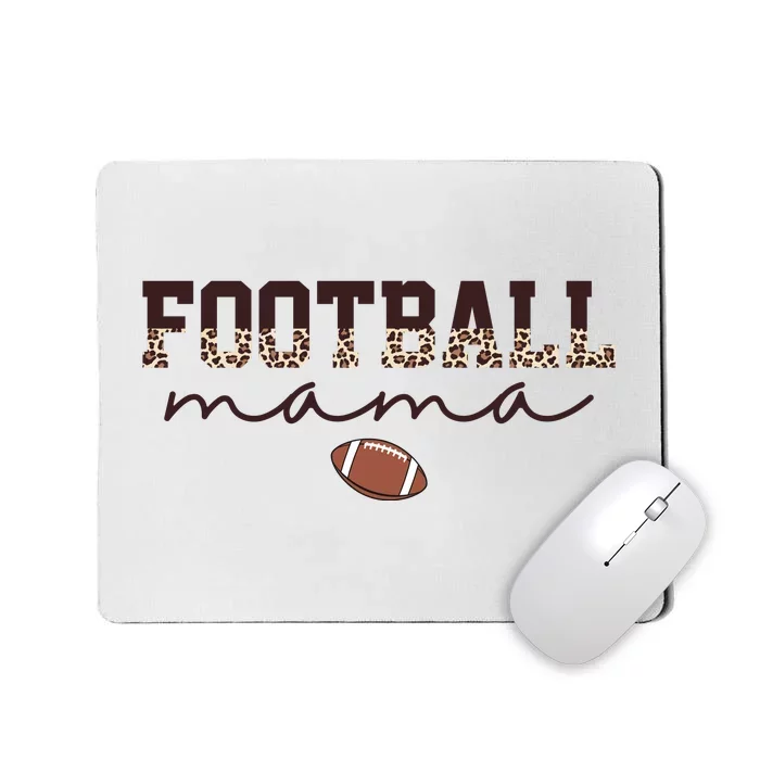 Football Mama Leopard Mousepad