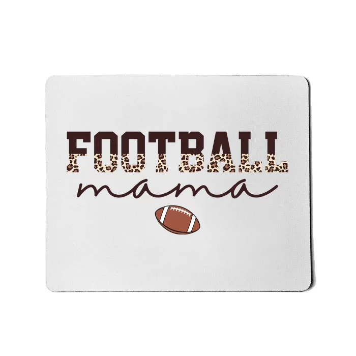 Football Mama Leopard Mousepad