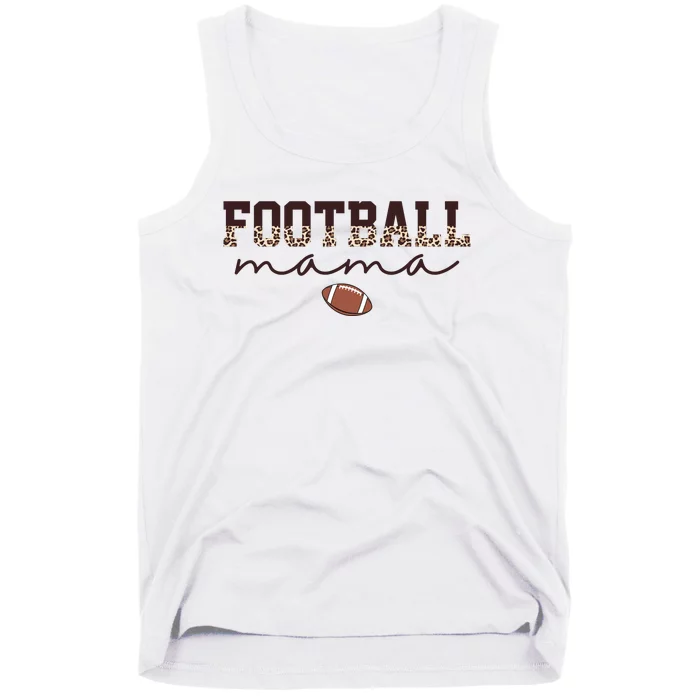 Football Mama Leopard Tank Top