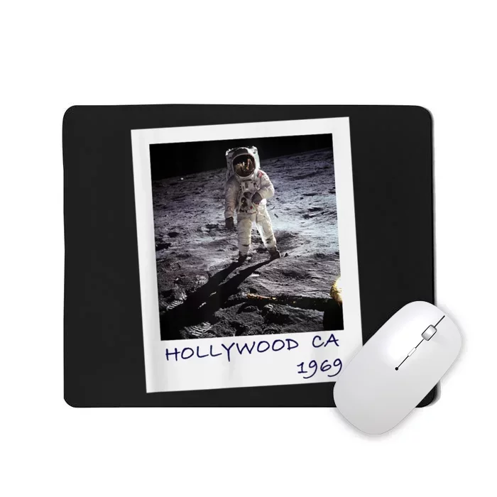 Fake Moon Landing Hoax Conspiracy Theory Funny Mousepad