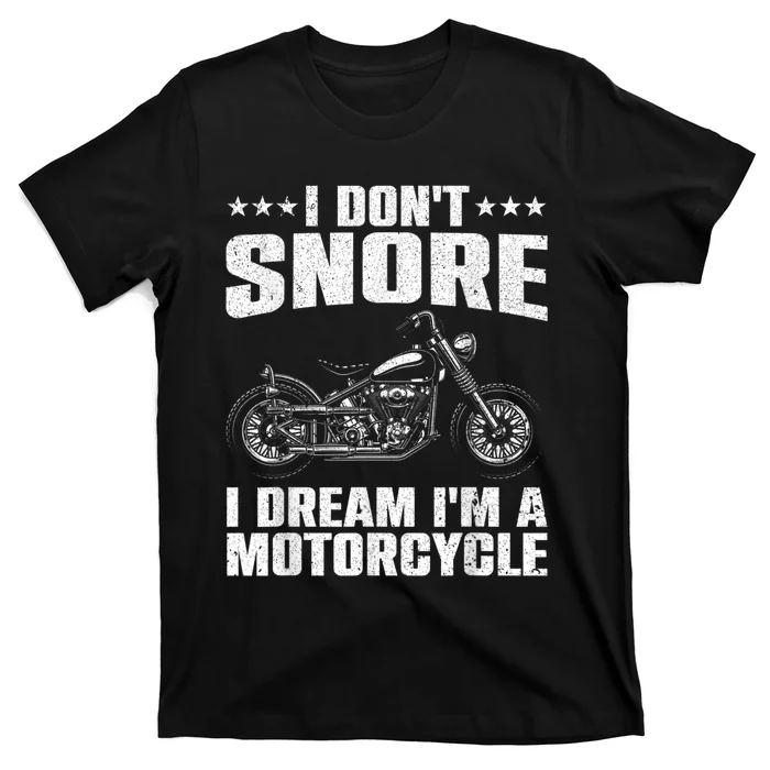 Funny Motorcycle Lover Graphic Women Men Motorbike Rider T-Shirt