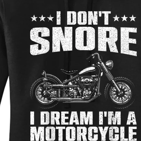 Funny Motorcycle Lover Graphic Women Men Motorbike Rider Women's Pullover Hoodie