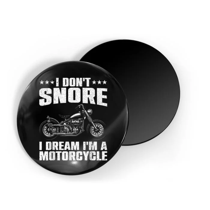 Funny Motorcycle Lover Graphic Women Men Motorbike Rider Magnet