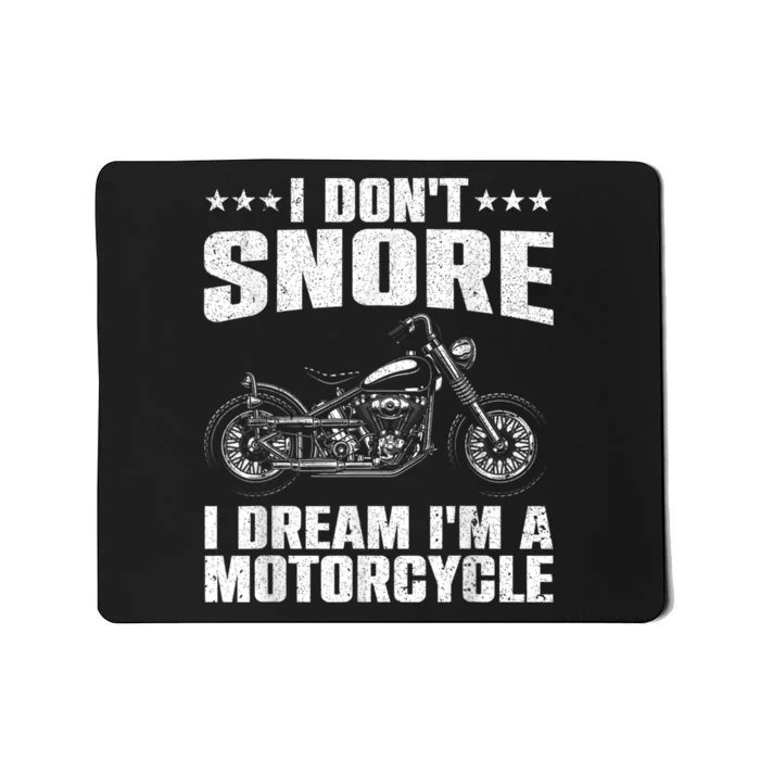 Funny Motorcycle Lover Graphic Women Men Motorbike Rider Mousepad