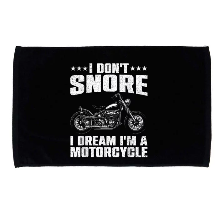 Funny Motorcycle Lover Graphic Women Men Motorbike Rider Microfiber Hand Towel