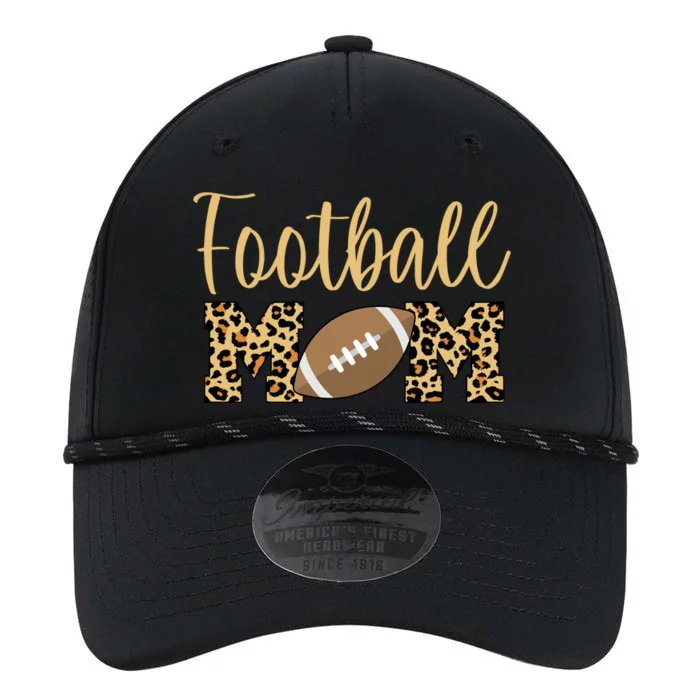 Football Mom Leopard Cute Logo Fan Performance The Dyno Cap