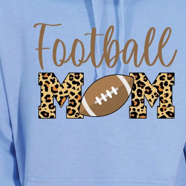 Football Mom Leopard Cute Logo Fan Unisex Surf Hoodie