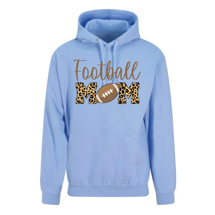 Football Mom Leopard Cute Logo Fan Unisex Surf Hoodie