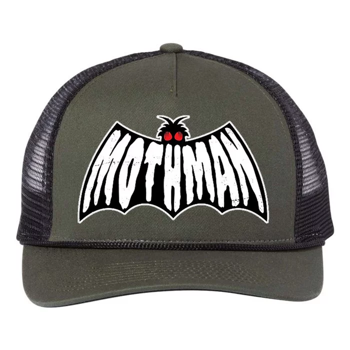 Funny Mothman Logo 1 Retro Rope Trucker Hat Cap