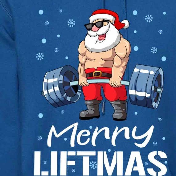 Funny Merry Liftmas Gym Fitness Christmas Gift Premium Hoodie