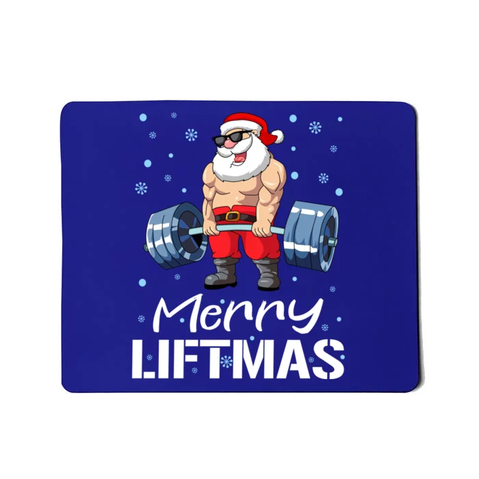 Funny Merry Liftmas Gym Fitness Christmas Gift Mousepad