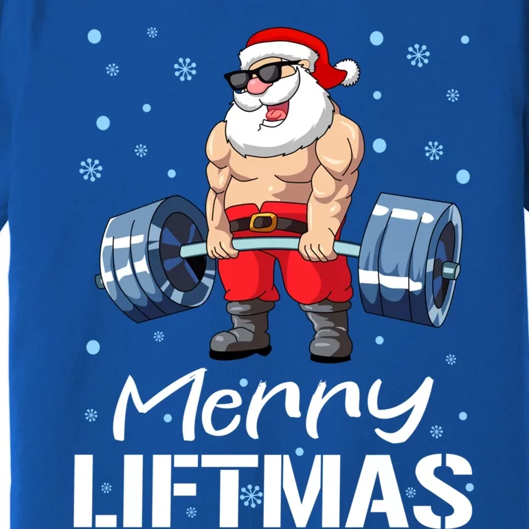 Funny Merry Liftmas Gym Fitness Christmas Gift Premium T-Shirt