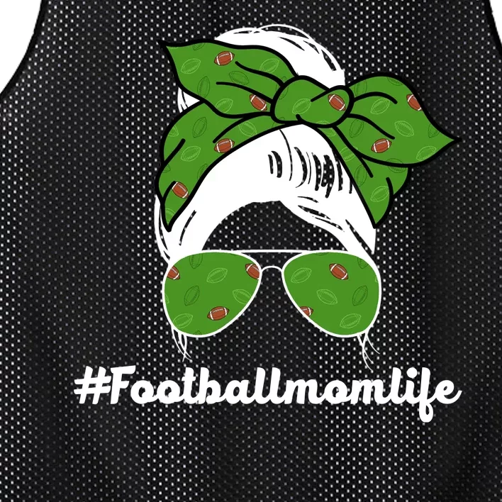 Football Mom Life Mesh Reversible Basketball Jersey Tank