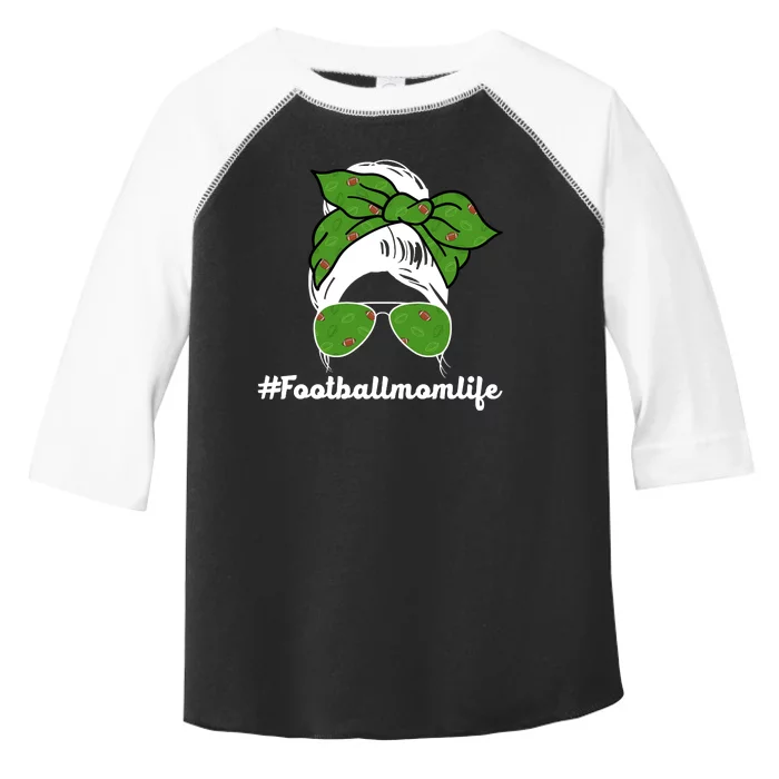 Football Mom Life Toddler Fine Jersey T-Shirt