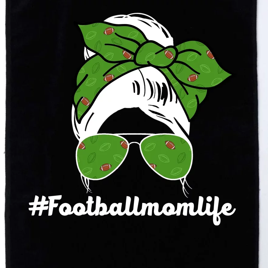 Football Mom Life Platinum Collection Golf Towel