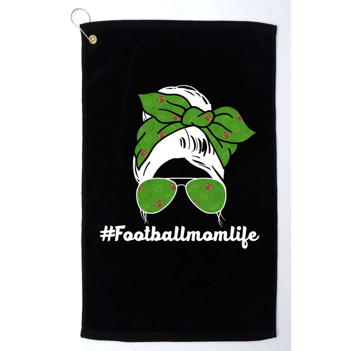 Football Mom Life Platinum Collection Golf Towel