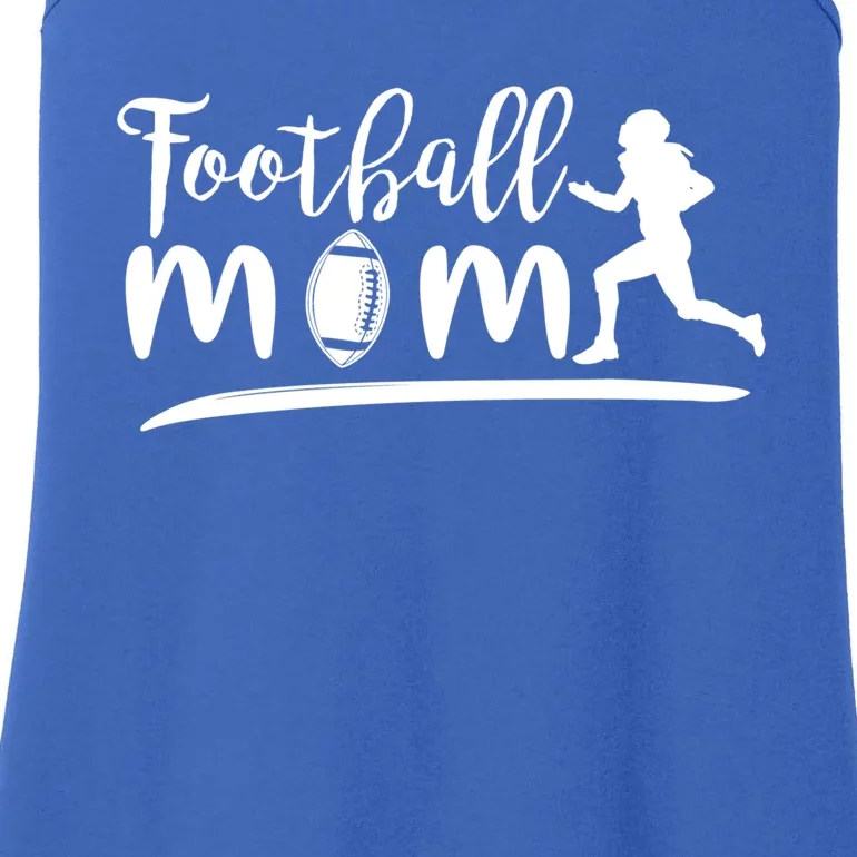 Football Mom Line Tackle American Football Gift Ladies Essential Tank