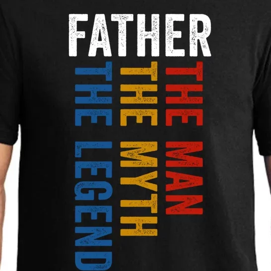 Father Myth Legend Funny Dad Father´s Day Daddy Gift Pajama Set