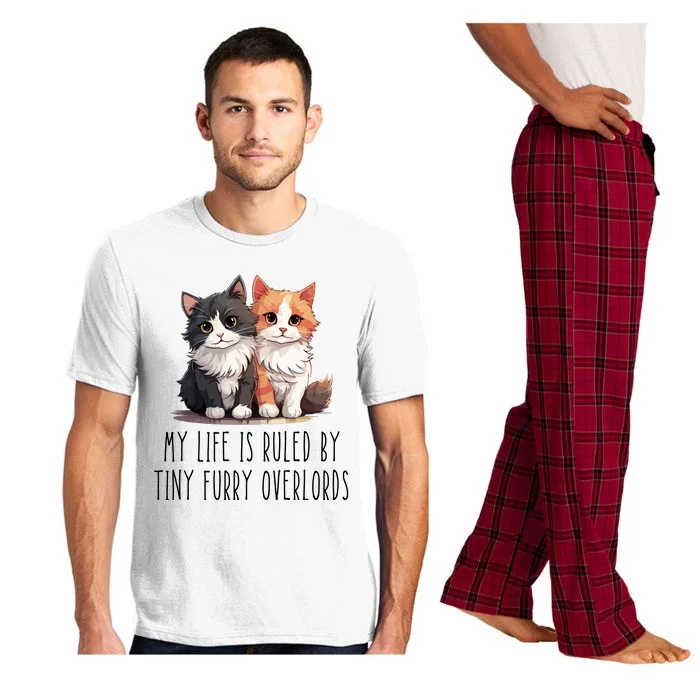 Funny My Life Is Ruled By Tiny Furry Overlords Pajama Set