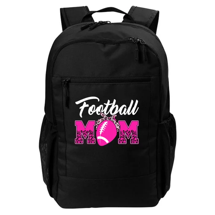 Football Mom Leopard Cute Daily Commute Backpack