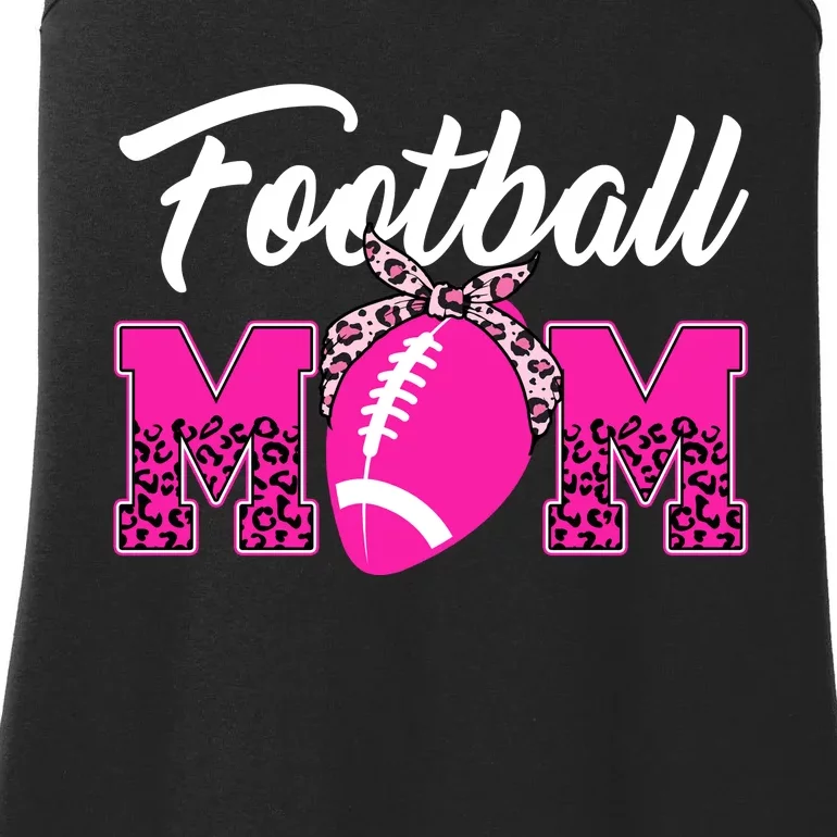 Football Mom Leopard Cute Ladies Essential Tank