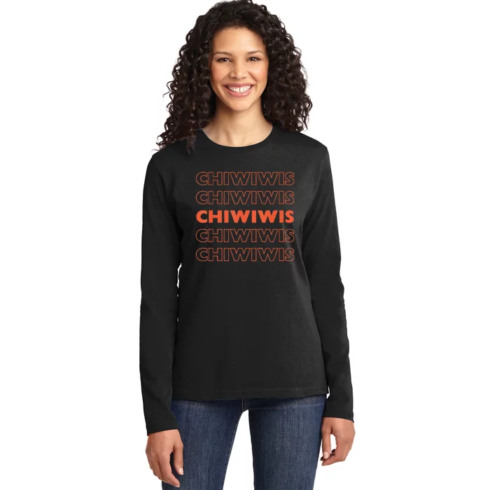 Funny Mexican Latino Chicano Cinco De Mayo Chiwiwis Ladies Long Sleeve Shirt