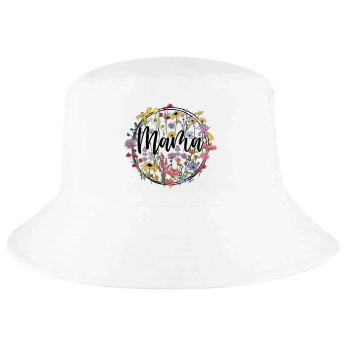 Floral Mama Mom Flower Family Cool Comfort Performance Bucket Hat