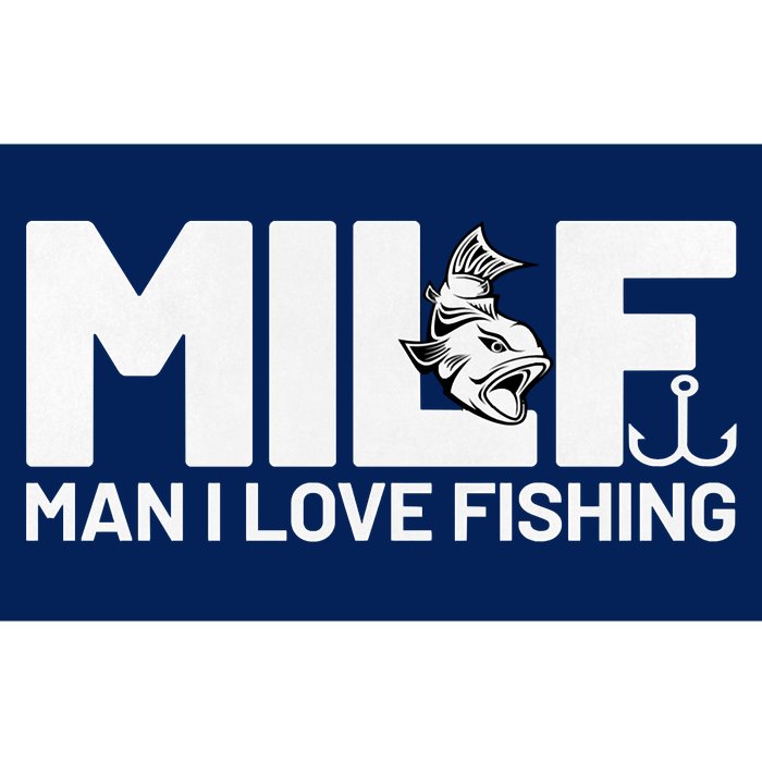 Funny MILF Man I Love Fishing Vintage Milf Fishing Shirt Fisherman Shirt Bumper Sticker