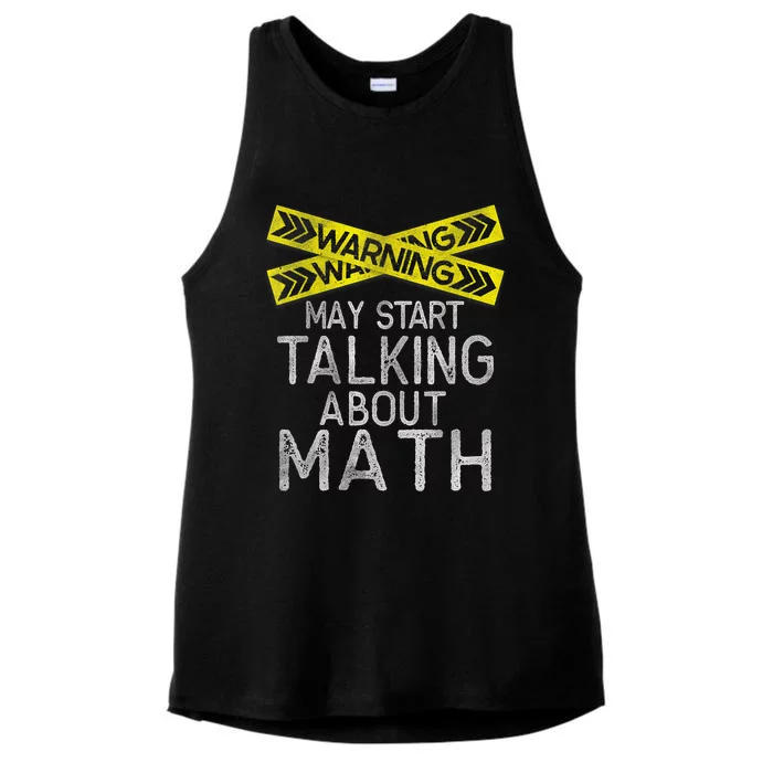 Funny Math Math Lover Math Humor Nerdy Math Ladies Tri-Blend Wicking Tank