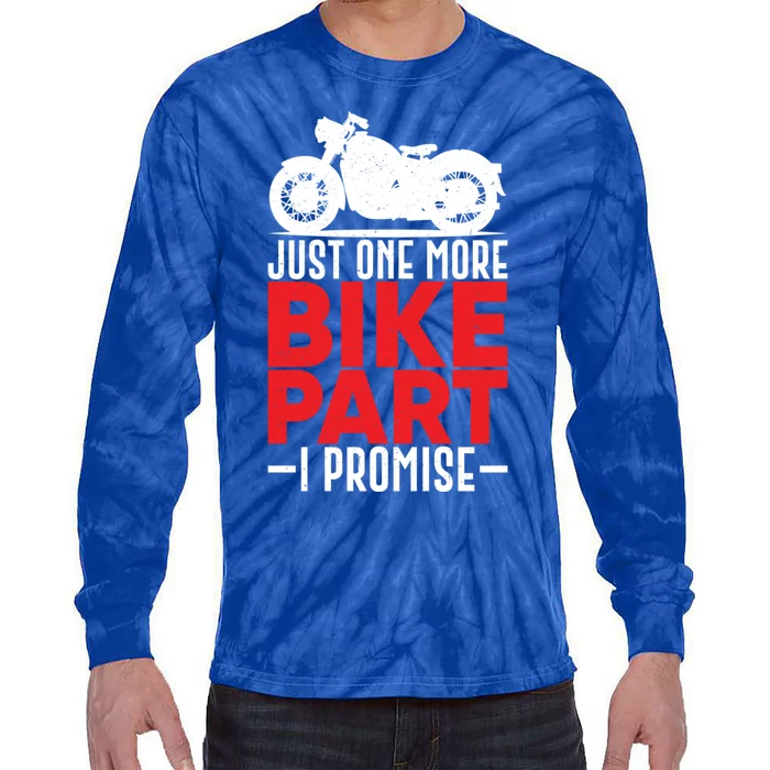 Funny Motorcycle Mechanic Gift For Motorbike Repair Meaningful Gift Tie-Dye Long Sleeve Shirt