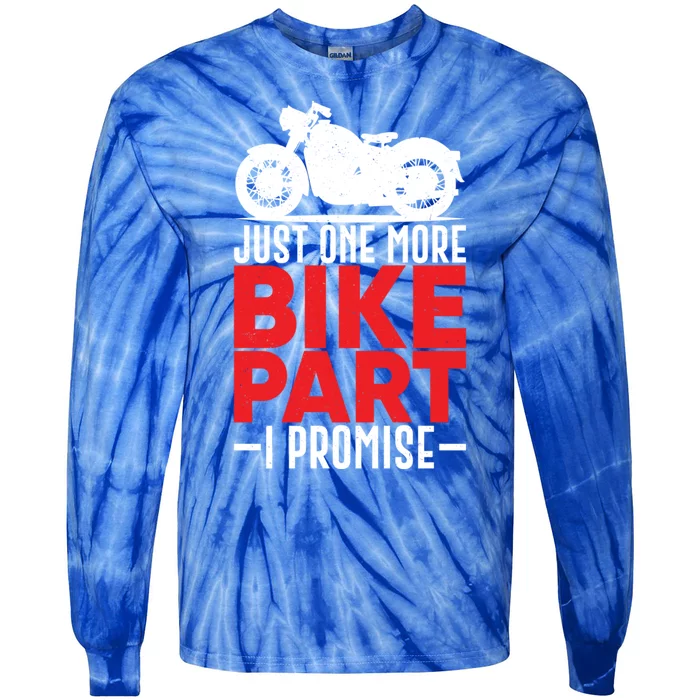 Funny Motorcycle Mechanic Gift For Motorbike Repair Meaningful Gift Tie-Dye Long Sleeve Shirt