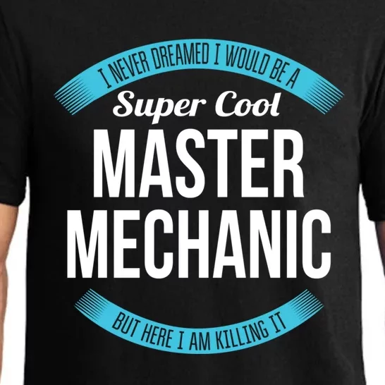 Funny Master Mechanic Gift Appreciation Funny Gift Pajama Set