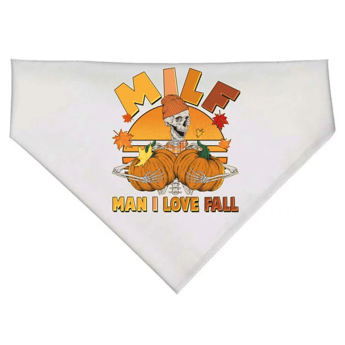 Funny MILF Man I Love Fall USA-Made Doggie Bandana