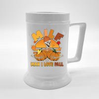 Funny MILF Man I Love Fall Beer Stein