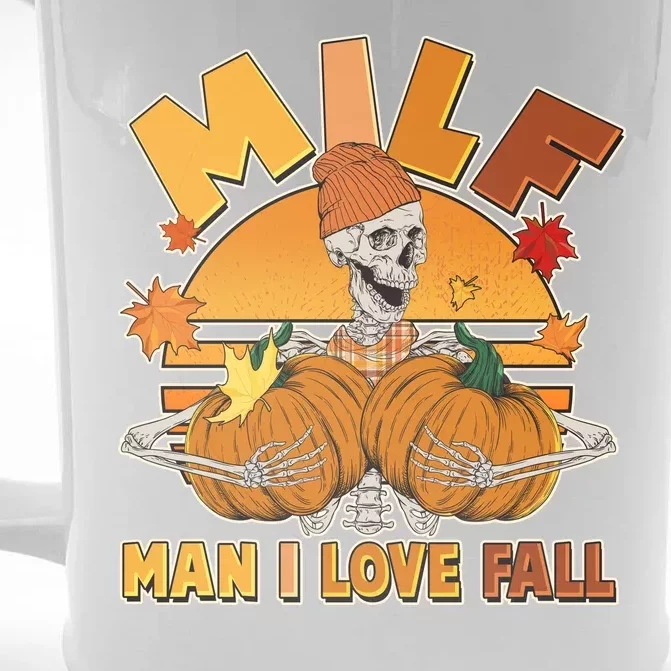 Funny MILF Man I Love Fall Front & Back Beer Stein