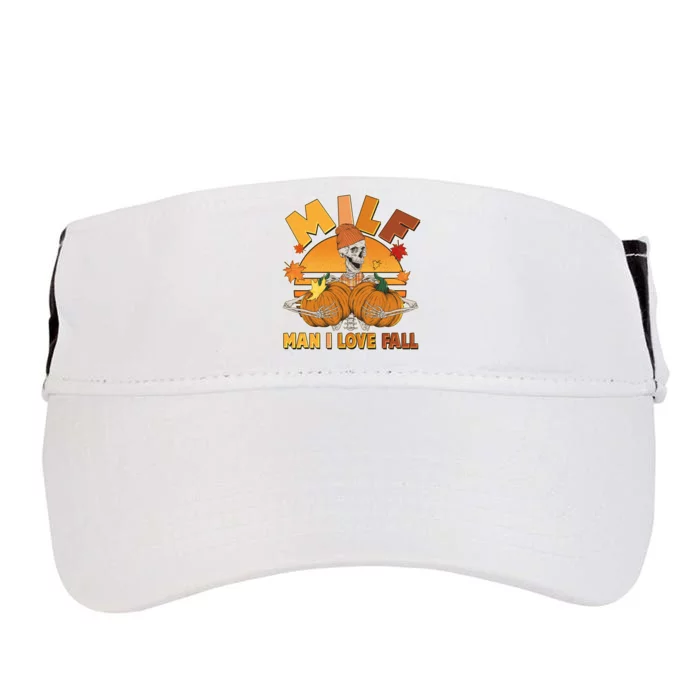 Funny MILF Man I Love Fall Adult Drive Performance Visor