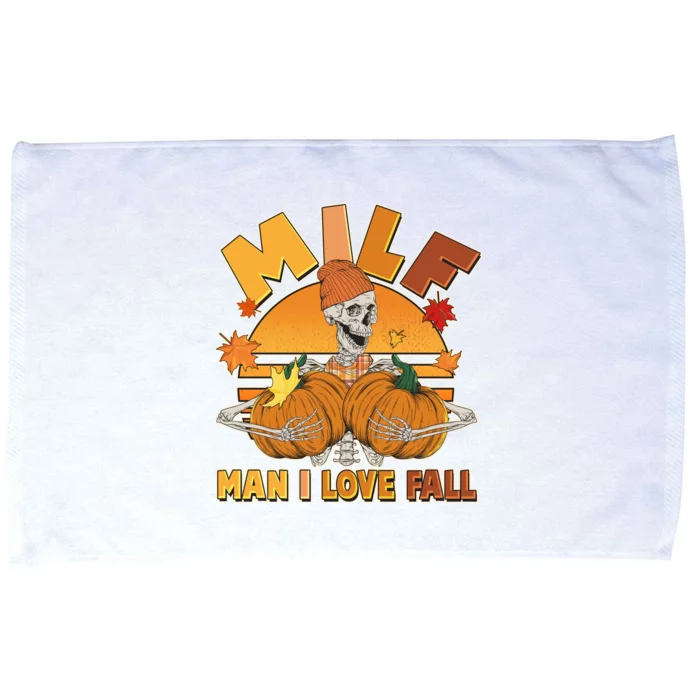 Funny MILF Man I Love Fall Microfiber Hand Towel