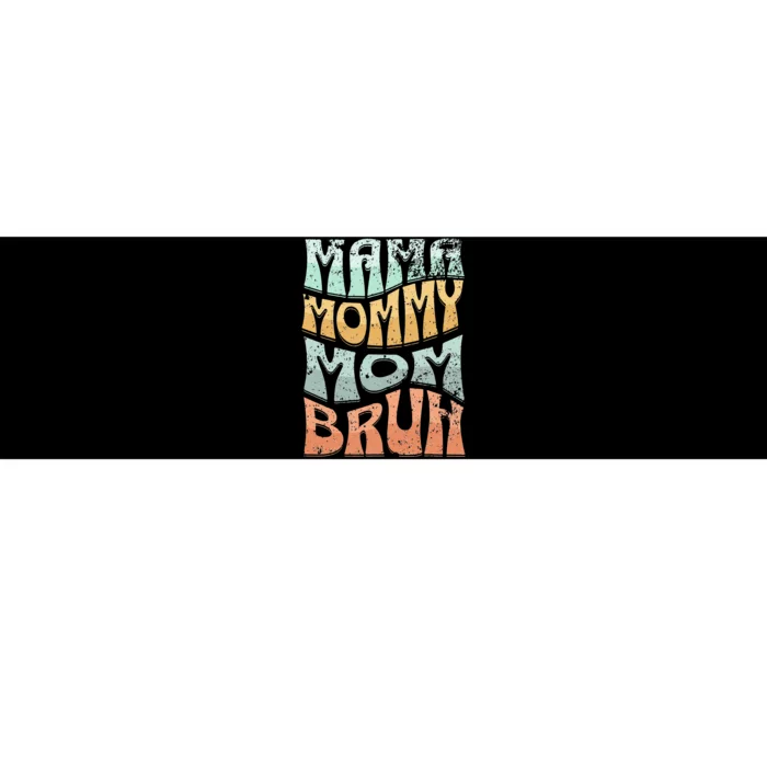 Funny Mama Mommy Mom Bruh Retro Top Bumper Sticker