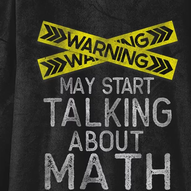 Funny Math Math Lover Math Humor Nerdy Math Hooded Wearable Blanket