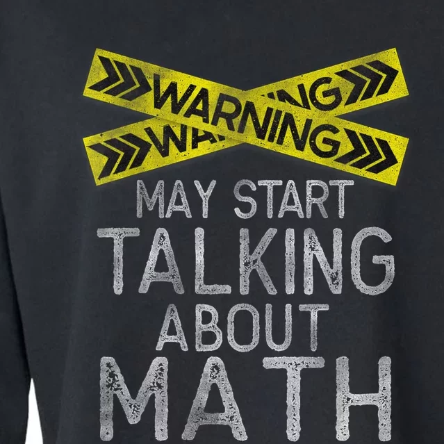 Funny Math Math Lover Math Humor Nerdy Math Cropped Pullover Crew