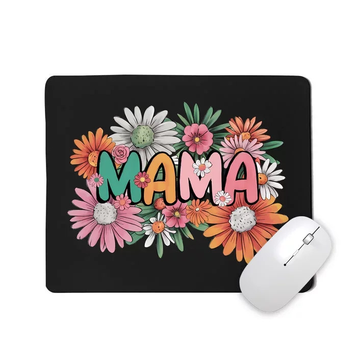 Floral Mama Mom Mother Flower Mousepad