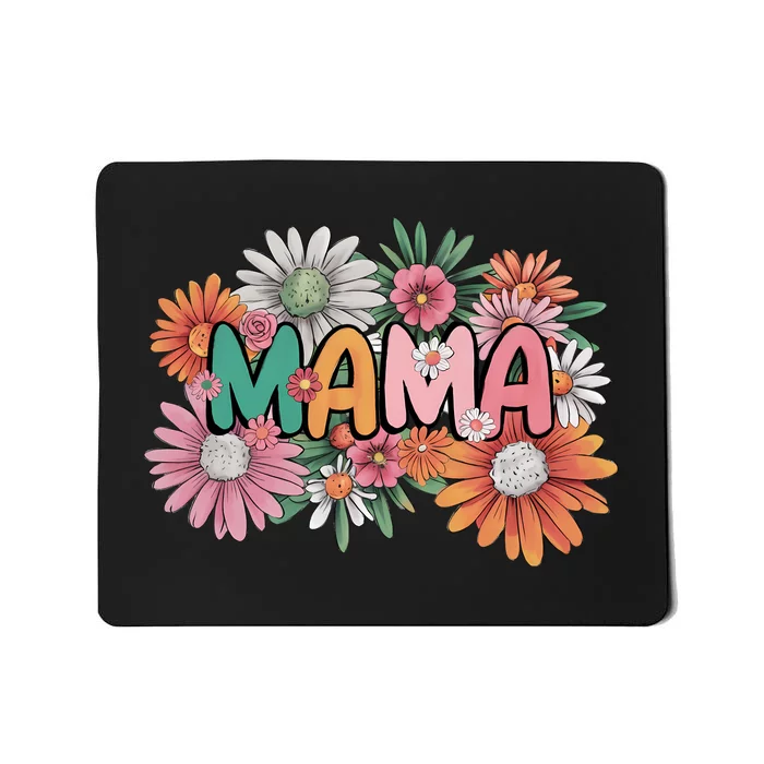 Floral Mama Mom Mother Flower Mousepad