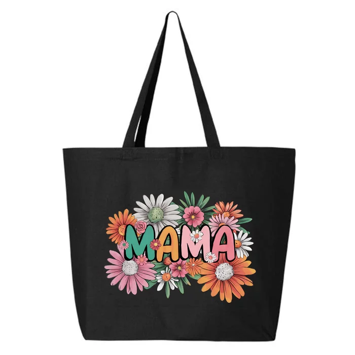 Floral Mama Mom Mother Flower 25L Jumbo Tote